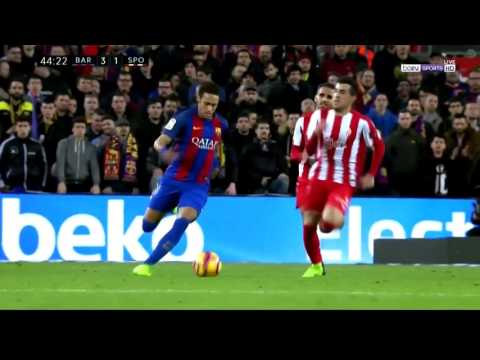 Neymar vs Sporting Gijon Home (01/03/2017) HD 720p - 720P HD