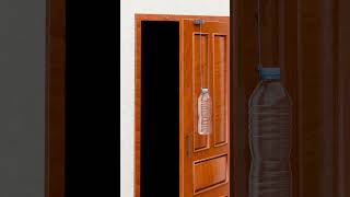 Auto-Door Closer Using a Plastic Bottle