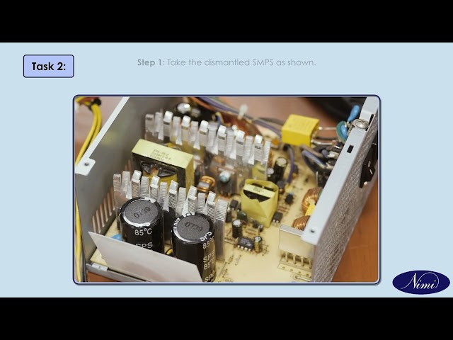 Troubleshoot the fault in the given SMPS unit Part -1