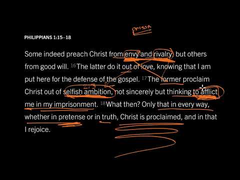Do You Proclaim Christ from Envy? Philippians 1:15–18, Part 1