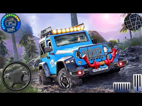 4x4 Offroad Jeep Driving Simulator 3D - Drive SUV 4x4 jeep Offroad Game - Android GamePlay