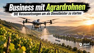 Business mit Agrardrohnen -  DIE Voraussetzungen um als Dienstleister zu starten