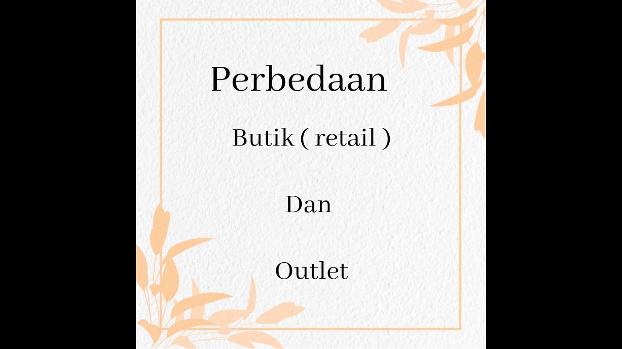 Lihat Apa Itu Outlet Apa Itu Outlet