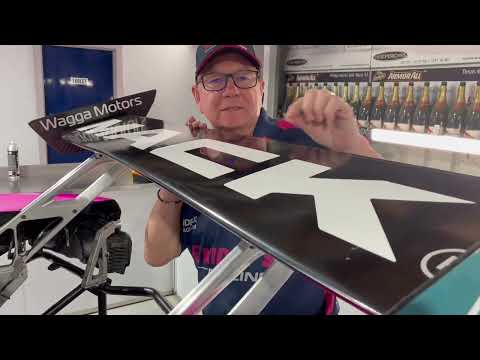 Difference between a Supercars Gen2 and a Gen3 rear wing