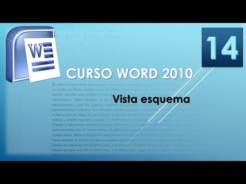 Curso Word 2010 AV Vista esquema Vídeo 14