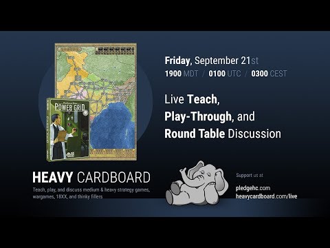 Power Grid: India 3p Play-through, Teaching, & Roundtable discussion by Heavy Cardboard