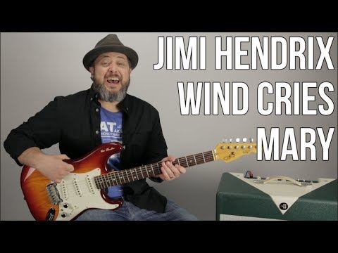 Jimi Hendrix Wind Cries Mary Electric Guitar Lesson + Tutorial