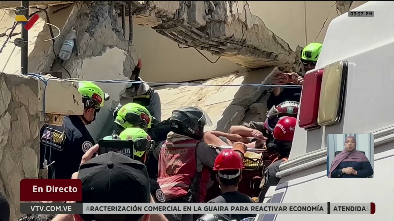 Madre y su bebé de 10 meses rescatados con vida en Playa Grande, Catia La Mar ester 27 de junio