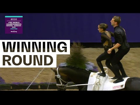 Pas-De-Deux perfection sees Germany take gold. 😍🤸 | ECCO FEI World Championships 2022