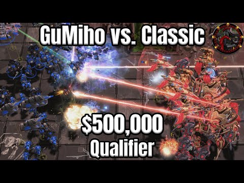 GuMiho vs. Classic - SC2 bo3 TvP $500,000 Qualifier Crazy Ending