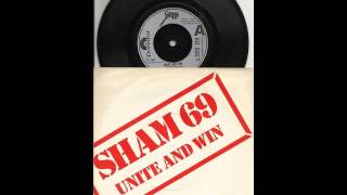 Sham 69 :  Unite & Win :  AUDIO Punk Vinyl.