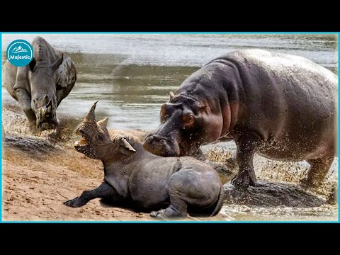 THE HIPPO’S UNBELIEVABLE ATTACKS: Nature's Fiercest Predator in Action! | Animal Documentary
