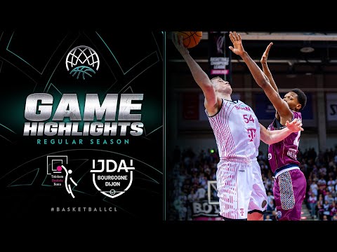 Telekom Baskets Bonn v JDA Bourgogne Dijon | Gameday 5 | Highlights | #BasketballCL 2023-24