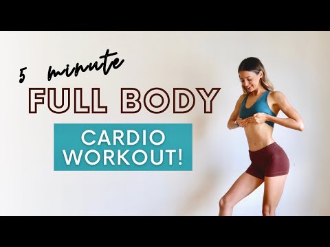 5 MIN FULL BODY CARDIO WORKOUT | No Equipment/No Excuses!