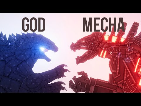 Godzilla 2022 vs Mechagodzilla 2022 - People Playground 1.23.10