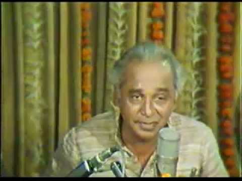 Dr. Vasantrao Deshpande sings a bandish in Raag Maru-Bihag