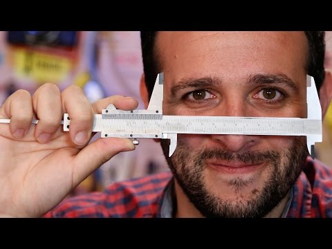 COMO USAR UM PAQUÍMETRO, a régua turbinada