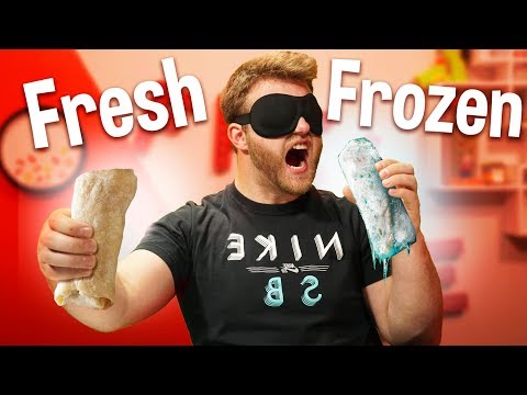 Frozen VS Fast Food Blindfold Challenge! Video