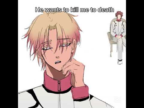 Omg hair down shidou!!? #bluelock #anime #ryusei #shidou