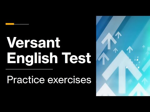 Improve your score in the Versant English test Practice Exercises Questions and Answers