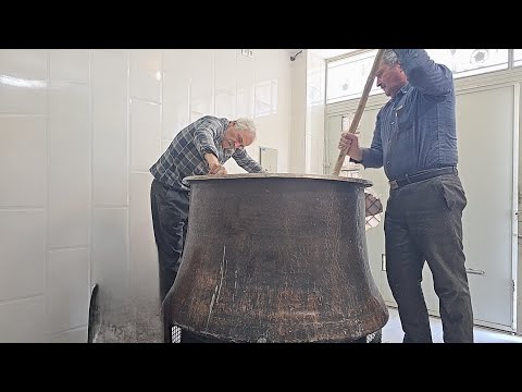 Samanu ,traditional food of our Persian town Najaf Abad