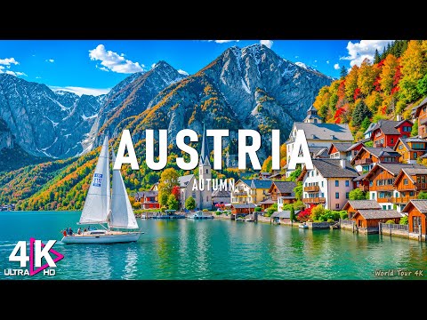 Austria 4K UHD Autumn Aerial Film • Stunning Footage, Scenic Relaxation Film with Calming Music