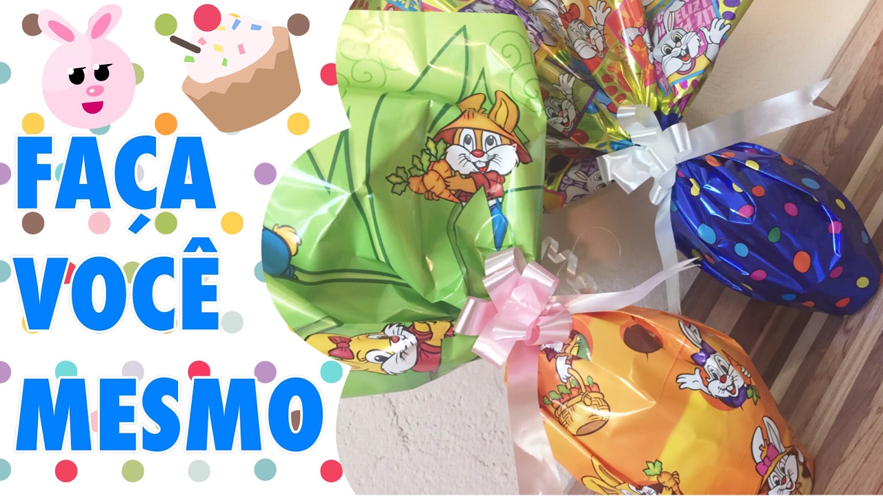 DIY- FAÇA VOCÊ MESMO: OVO DE PÁSCOA COM FLOCOS DE ARROZ