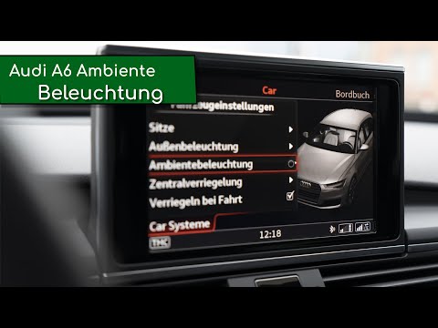 Audi A6 Ambientebeleuchtung einstellen / 4G / C7 / Anleitung / Erklärung / Tutorial / Quicktipp