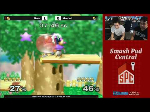 SPC 166 Melee Winners Quarters - Neek (Falco) vs Meerkat (Jigglypuff)