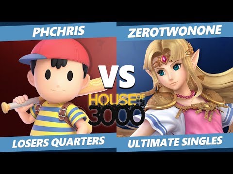Xeno 201 Losers Quarters - PkChris (Ness) Vs. ZeroTwoNone (Zelda) Smash Ultimate - SSBU