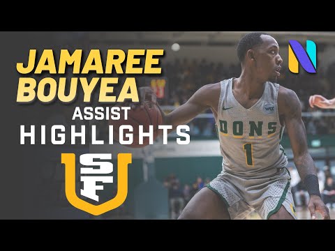 USF Dons Point Guard Jamaree Bouyea 2021- 2022 Assist Highlights |