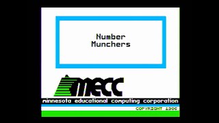 Apple II Game Demonstration Series - Number Munchers