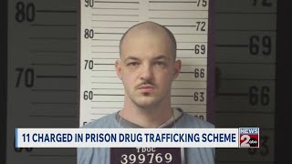 11 charged in prison drug trafficking scheme