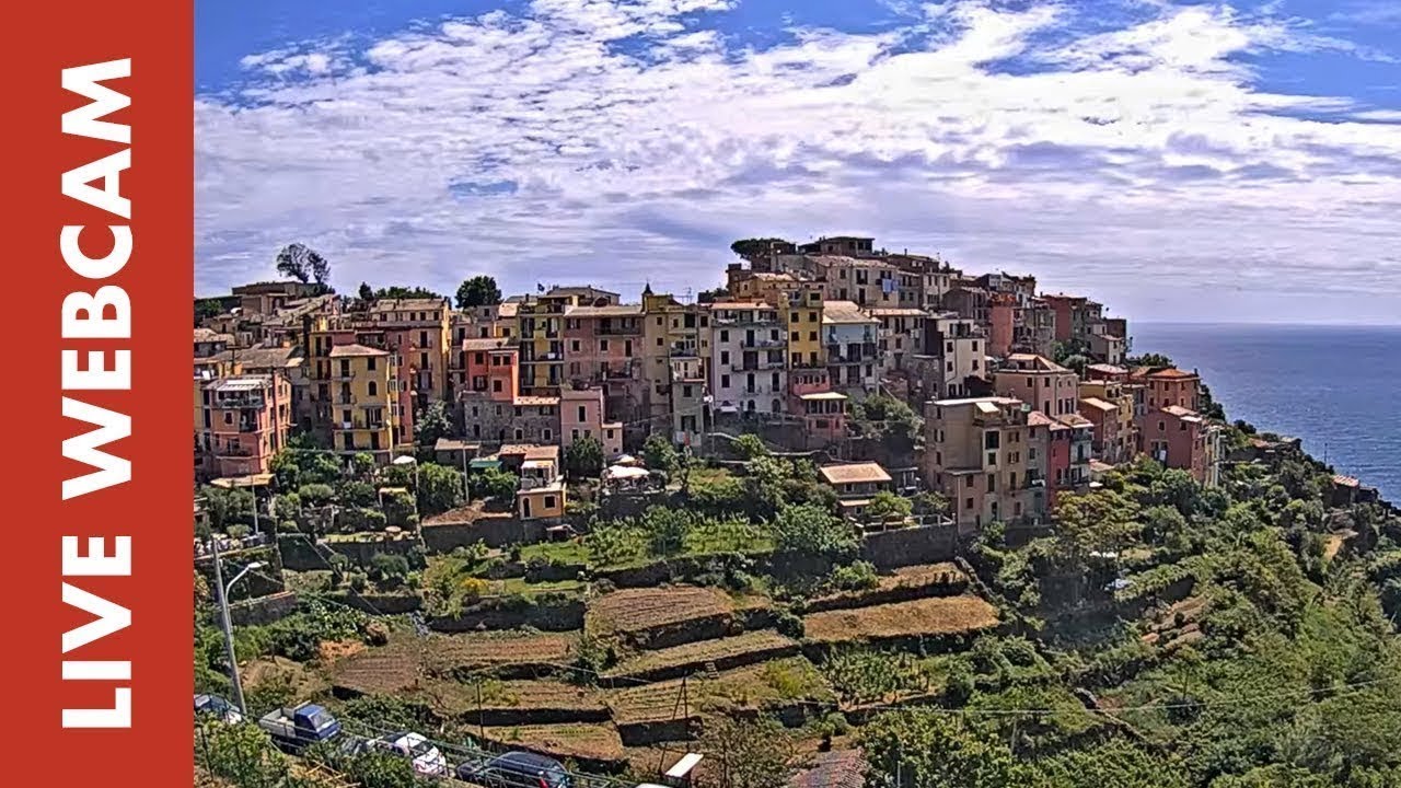 Live webcam view of Corniglia Village Panorama