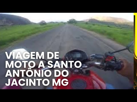 Saindo da fazenda viagem de moto a santo Antônio do Jacinto Mg 