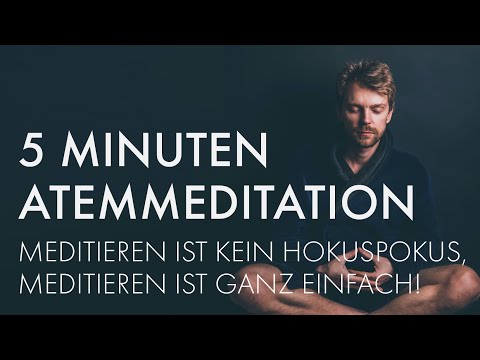5 Minuten Atem Meditation | Tut richtig gut 😌🌿| Minimeditation für Entspannung statt Stress