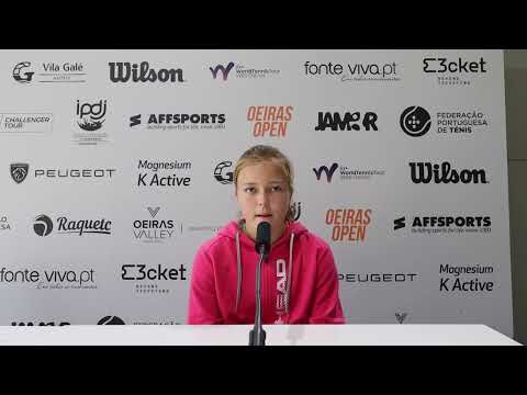 Angelina Voloshchuk QR1 Oeiras Ladies Open 2022