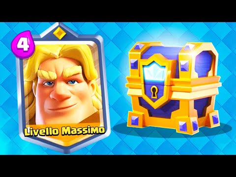 BAULE JOLLY GRATIS + Maxo il CAVALIERE D'ORO! Campione Livello 14 Clash Royale ITA!