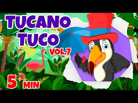 Tucano Tuco Vol. 7 - Giramille 5 min | Desenho Animado Musical