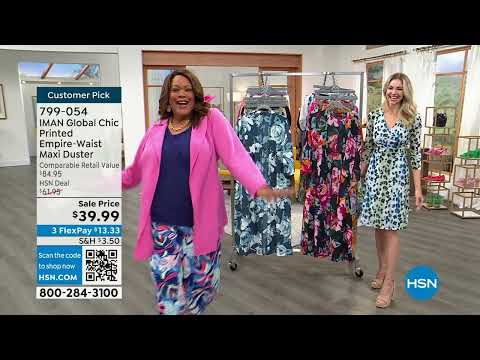 HSN | IMAN Global Chic Fashions 05.01.2023 - 07 PM