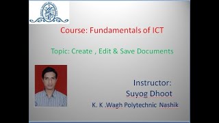 Create, Edit & Save Word Documents