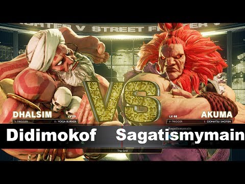 SFV/SF5 AE Didimokof (Dhalsim) vs Sagatismymain (Akuma) Ranked match set