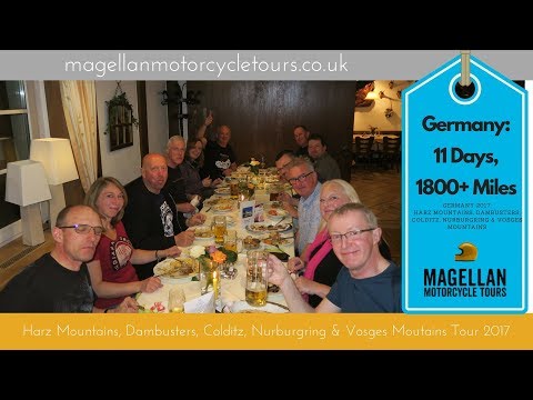 Magellan Harz 2017 Motorcycle tour 2017  -- full video