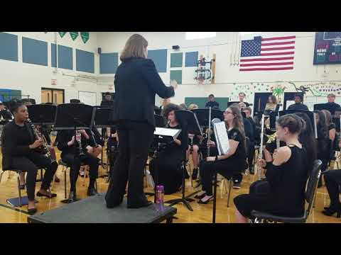 Croft 7th and 8th grade band spring concert 2018