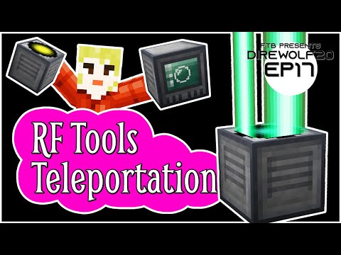 Teleportation with RF Tools! EP17 Direwolf20 1.16 Modpack Lets Play