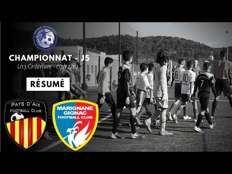 PAFC vs MARIGNANE - GIGNAC FC | D'Angelo Foot (U13 Critérium - Championnat J5 - Poule A)