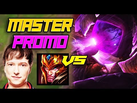 LAST GAME OF MASTER PROMO VEL'KOZ VS TF AND DIAMONDPROX - League Of Legends
