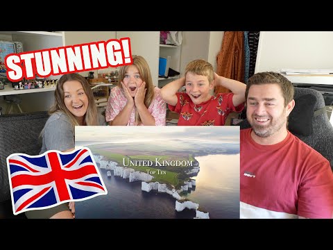 New Zealand Family Reacts to TOP 10 PLACES TO VISIT IN THE UK