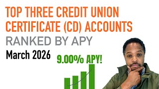 Top 3 Credit Union CD Rates Ranked by APY (Higher Than Most Banks) | March 2026 | Regional