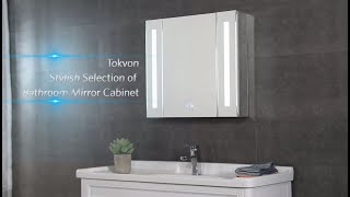 Tokvon Alameda (CB002) LED Bathroom Mirror Cabinet